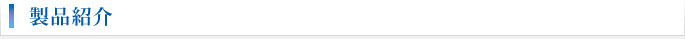 見出し　製品紹介